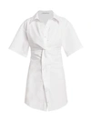 ALEXANDER WANG T Crisp Poplin Shirtdress