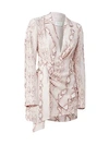 SIGNIFICANT OTHER Reflection Snake Print Blazer Dress