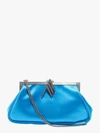 Attico Snap Clasp Shoulder Bag In Blue
