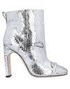 Pollini Ankle Boots In Silver