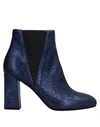 Pollini Ankle Boots In Dark Blue