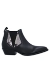 Pollini Ankle Boots In Black