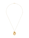 Alighieri Flame Shape Pendant In Gold