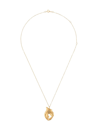 Alighieri Flame Shape Pendant In Gold