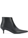 ANINE BING POINTED-TOE ANKLE BOOTS