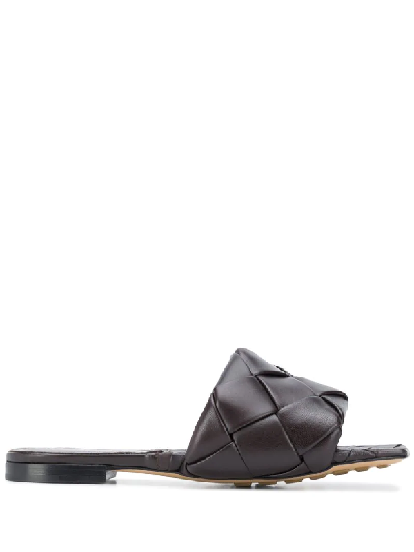 bottega veneta sandals brown