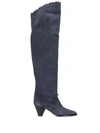 ISABEL MARANT LUIS THIGH-HIGH 60MM BOOTS