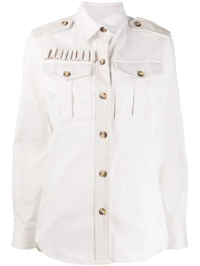 Forte Dei Marmi Couture Jacke Mit Knopfleiste In White