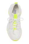 Steve Madden Arelle Exaggerated Sole Sneaker In Ylw Neon