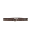 DOLCE & GABBANA DOLCE & GABBANA MAN BELT DARK BROWN SIZE 34 SOFT LEATHER,46438429AE 11