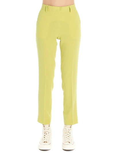 Alberto Biani Women's Yellow Polyester Trousers