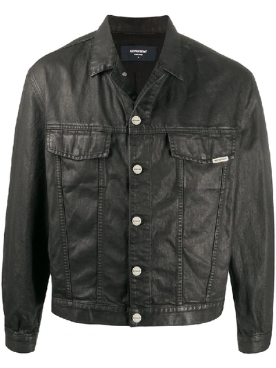 Represent Rockfield Denim Jacket In Black