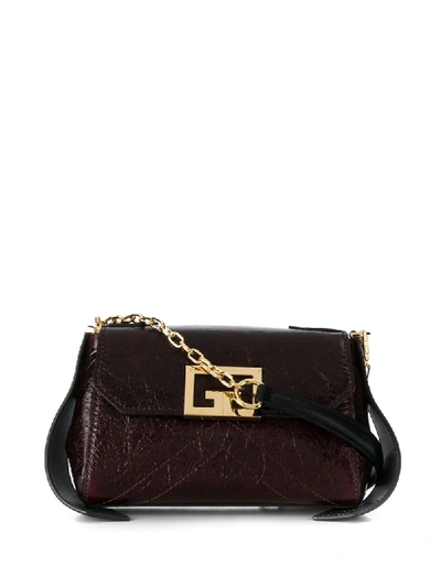 Givenchy Leather Belt Bag In Purple