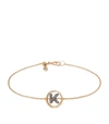 ANNOUSHKA YELLOW GOLD AND DIAMOND INITIAL K BRACELET,15098847