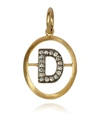 ANNOUSHKA YELLOW GOLD AND DIAMOND D PENDANT,15098867