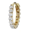 MARIA TASH MARIA TASH YELLOW GOLD INVISIBLE SET DIAMOND ETERNITY HOOP EARRING (8MM),15098972