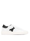 PATRIZIA PEPE FLY PATCH LAMINATED SNEAKER