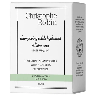 Christophe Robin Hydrating Shampoo Bar With Aloe Vera, 100g In Colorless