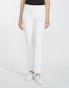 Lafayette 148 Petite Gramercy Acclaimed Stretch Pants In White
