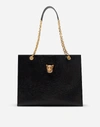 DOLCE & GABBANA Large jungle bag in calfskin with jewel