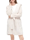 Ugg Miranda Double Face Fleece Hooded Robe In Moon Beam