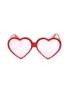 GUCCI NOVELTY 60MM HEART SUNGLASSES,0400012696698