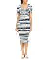 ALMOST FAMOUS JUNIORS' CHEVRON MIDI SWEATER DRESS