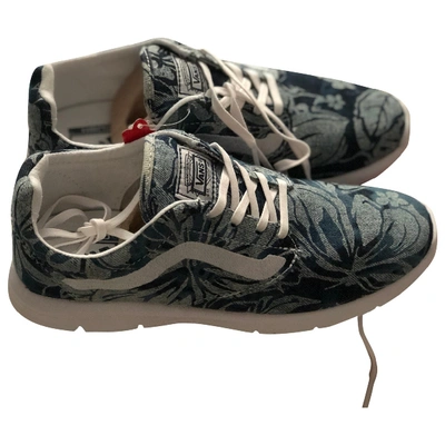 Pre-owned Vans Cloth Trainers In Blue