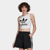 ADIDAS ORIGINALS ADIDAS WOMEN'S ORIGINALS TREFOIL CROP TANK TOP,5617527