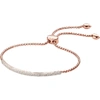 Monica Vinader Stellar Pave Diamond Mini Bar Bracelet In Gold