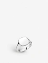 Thomas Sabo Mens Silver Rebel At Heart Sterling Silver Signet Ring N.5 In Silver