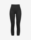 SPANX BOOTY BOOST CROP HIGH-RISE STRETCH-JERSEY LEGGINGS,38997766