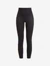 SPANX SPANX WOMEN'S BLACK BOOTY BOOST ACTIVE 7/8 STRETCH-JERSEY LEGGINGS,38997539