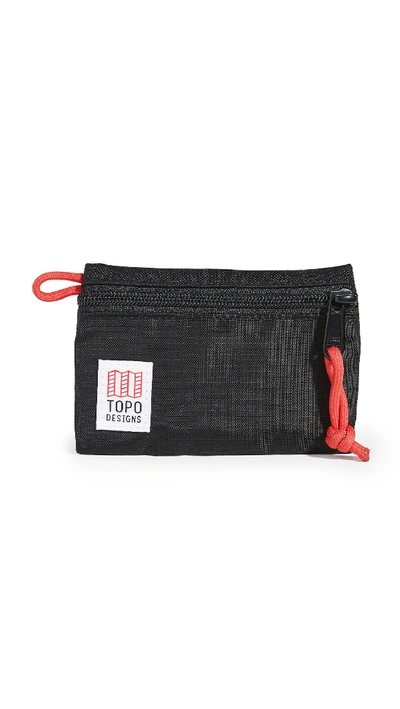 Topo Designs Micro Accessory Bag In Black