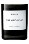BYREDO BURNING ROSE CANDLE, 2.5 OZ,20640015