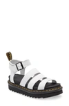 Dr. Martens' Blaire Chunky 3 Strap Sandals In White