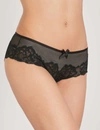 CHANTELLE ORANGERIE MESH AND LACE HIPSTER BRIEFS,90351495