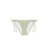 Tory Burch Gemini Link Printed String Bikini Bottom In Multi Giverny Engineer