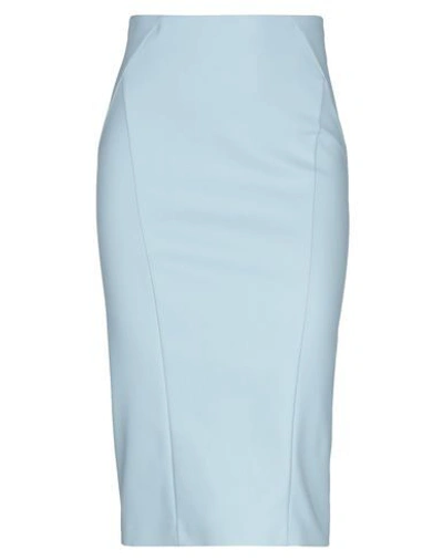 Patrizia Pepe Midi Skirts In Blue