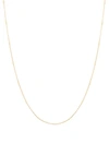 ZOË CHICCO 14K GOLD CABLE & BAR CHAIN NECKLACE,BCHN-1-18