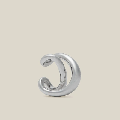 Pre-owned Charlotte Chesnais Metallic Initial Sterling Silver Single Ear Cuff