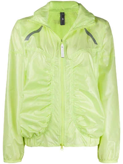 Adidas By Stella Mccartney Light Rain Jacket In Yellow