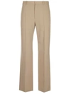 BALENCIAGA BALENCIAGA MEN'S BEIGE WOOL PANTS,601181TGT074278 48