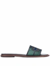 Tory Burch Ines Slide Sandal In Blue