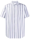 NORSE PROJECTS STRIPED SHORT SLEEVE SHIRT