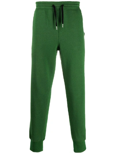 Ami Alexandre Mattiussi Contrast Stripe Track Trousers In Green