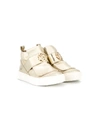 dressing gownRTO CAVALLI JUNIOR METALLIC HI-TOP trainers