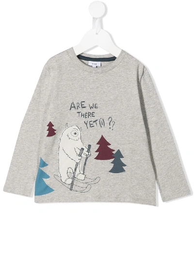 Knot Kids' Bigfoot T-shirt In Grey