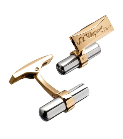 St Dupont Palladium Bullet Cufflinks