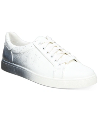 Circus By Sam Edelman Women's Devin Spray Painted Sneakers Women's Shoes In Bright White/black